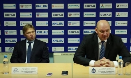 Видео послематчевой пресс-конференции игры КХЛ «Барыс» — «Адмирал» 5:3
