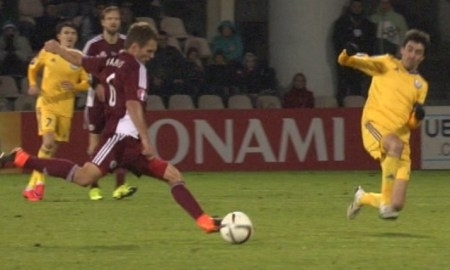 Видеообзор матча отбора на ЕВРО-2016 Латвия — Казахстан 0:1