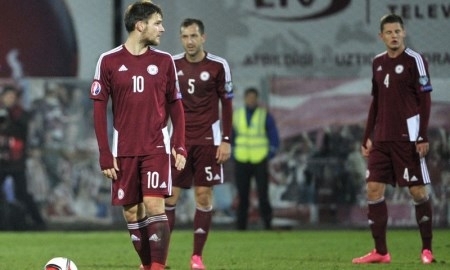 Латвия впервые заняла последнее место в отборочной группе