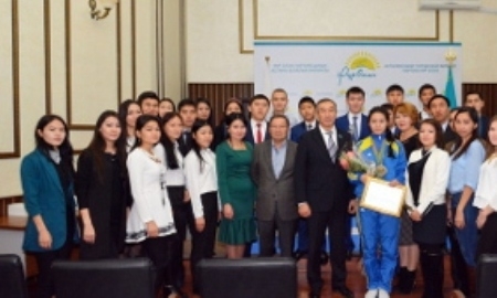 В Астане наградили победителей XVII чемпионата мира по карате-до в Йоханнесбурге