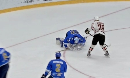 Видео шайб матча КХЛ «Барыс» — «Амур» 2:3