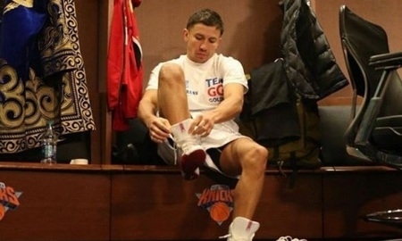 Геннадий Головкин и Давид Лемье готовятся к бою 