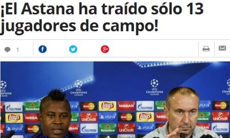 «Смысл приезжать в Испанию, если все равно команда проиграет?». Обзор испанских СМИ перед матчем «Атлетико» — «Астана»