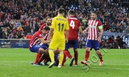 «Атлетико» — «Астана» 4:0. Разные уровни