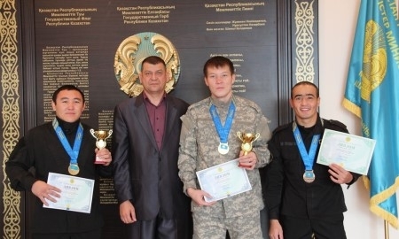 Бойцы спецподразделений полиции Мангистау привезли золотые медали с Кубка Казахстана по универсальному бою