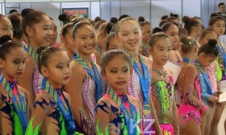 В Шымкенте завершился республиканский турнир по художественной гимнастике