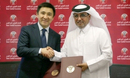 Подписано соглашение о сотрудничестве между Федерацией футбола Казахстана и Футбольной ассоциацией Катара