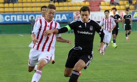 Фото с матча Юношеской лиги УЕФА «Актобе» — «Бешикташ» 0:2