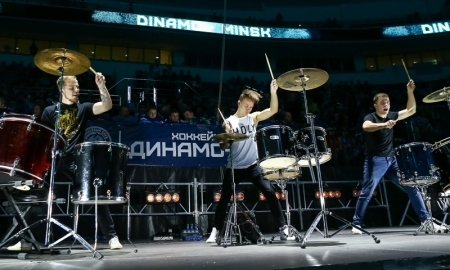 Фоторепортаж с матча КХЛ «Динамо» Минск — «Барыс» 6:2