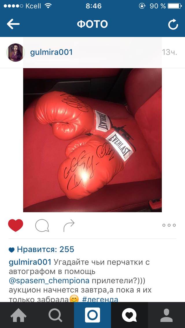 Перчатки Геннадия Головкина не хотите?