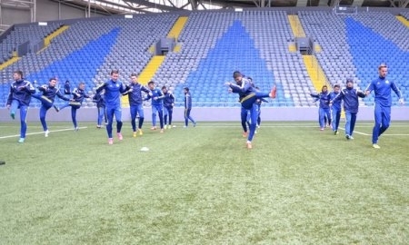 Фоторепортаж с подготовки молодежной сборной Казахстана перед вылетом в Норвегию