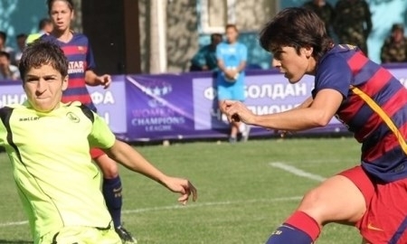 Фоторепортаж с матча женской Лиги Чемпионов «БИИК-Казыгурт» — «Барселона» 1:1