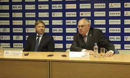 Видео послематчевой пресс-конференции игры КХЛ «Барыс» — «Металлург» Новокузнецк 4:2