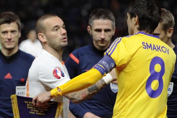 Уэсли Снейдер: «Сборная Казахстана заслуживает этот гол»