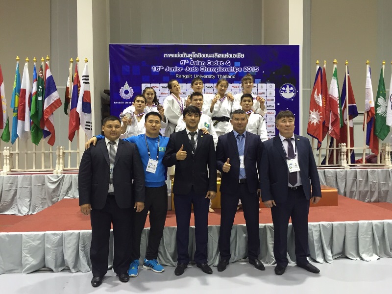 Казахстанские дзюдоисты заняли первое место на чемпионате Азии среди кадетов и молодежи