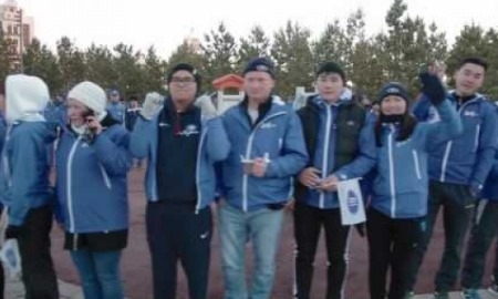 В Астане состоялся массовый забег в честь предстоящего боя Геннадия Головкина