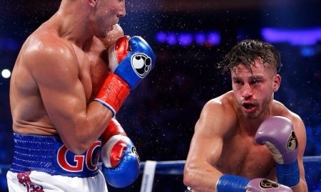 Фоторепортаж с боя Геннадий Головкин — Давид Лемье