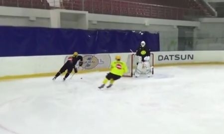 Видео с тренировки «Сарыарки» в Пензе