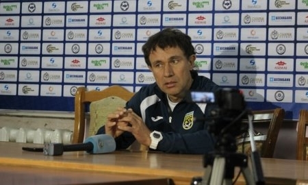 Видео послематчевой пресс-конференции Сергея Масленова игры Премьер-Лиги «Тараз» — «Тобол» 1:0