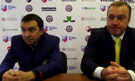 Видео послематчевой пресс-конференции игры ВХЛ «Кристалл» — «Сарыарка» 2:4