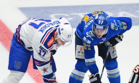 Фоторепортаж с матча КХЛ «Барыс» — СКА 4:2