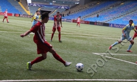 Фоторепортаж с матча Юношеской лиги УЕФА «Астана» — «Атлетико» 0:9