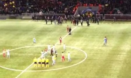 Как болельщики праздновали ничью «Астаны» с «Атлетико»