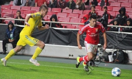 Самый дорогой футболист «Бенфики» не сыграет в Астане