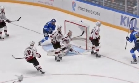 Видеообзор матча КХЛ «Барыс» — «Динамо» Рига 5:1