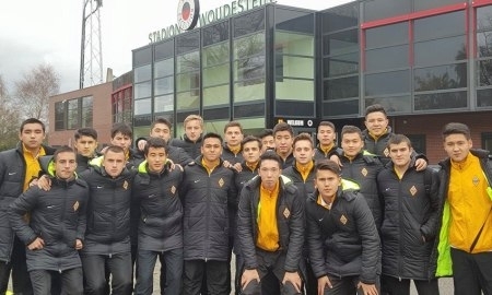 Воспитанники Академии ФК «Кайрат» провели первую тренировку в Нидерландах