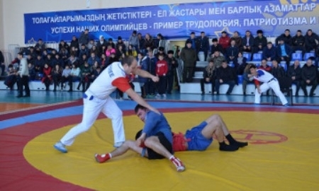 В СКО выбрали лучших самбистов среди полицейских 