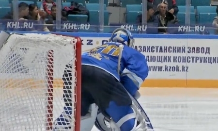 Сейв Лацо в матче «Барыс» — «Йокерит» 2:0 вошел в Топ-10 лучших сейвов недели КХЛ