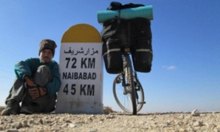 Казахстанец отправится в зимнее велопутешествие на Кавказ