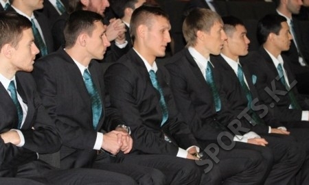 Фоторепортаж с чествования «Астаны»