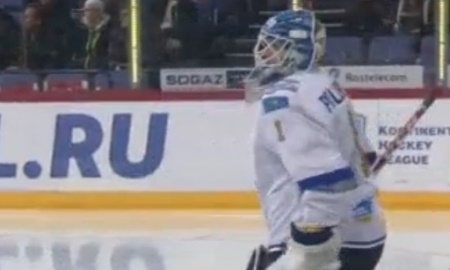Сейв Полуэктова в матче «Йокерит» — «Барыс» 2:0 вошел в ТОП-10 лучших сейвов недели КХЛ