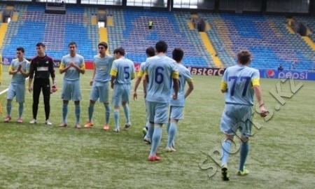 Стартовые составы «Астаны» U-19 и «Бенфики» U-19