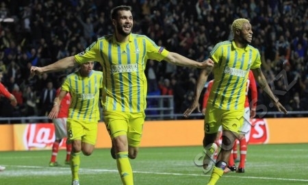 Крутой гол «Астаны» «Бенфике», забитый спиной