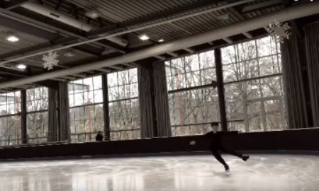 Денис Тен опубликовал видео тренировки в Инстаграм