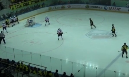 Видео матча ВХЛ «Сарыарка» — «Ермак» 3:2