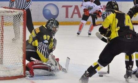 Видеообзор матча ВХЛ «Сарыарка» — «Ермак» 3:2