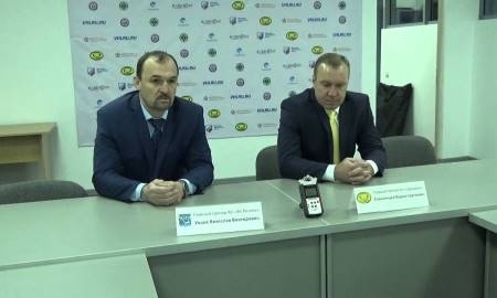 Видео послематчевой пресс-конференции игры ВХЛ «Сарыарка» — «Рязань» 1:3