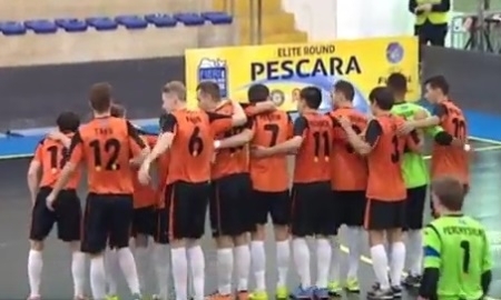 Видео матча Элитного раунда Кубка УЕФА «Железарец» — «Тулпар» 6:4