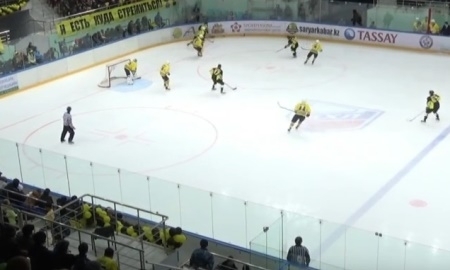Видео матча ВХЛ «Сарыарка» — «Химик» 2:1 Б