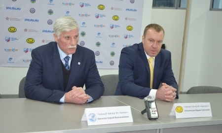 Видео послематчевой пресс-конференции игры ВХЛ «Сарыарка» — «Химик» 2:1 Б 