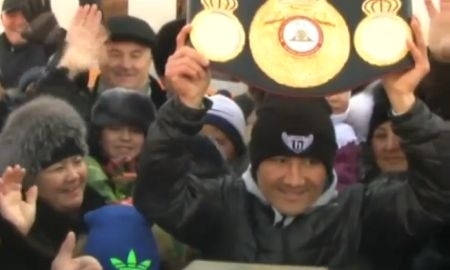 Как встречали Жаната Жакиянова в Петропавловске