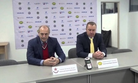 Видео послематчевой пресс-конференции игры ВХЛ «Сарыарка» — «Звезда» 3:2 