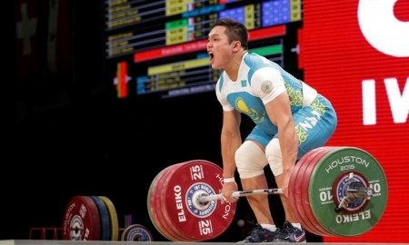 Фоторепортаж с выступления Ермека Омиртая на чемпионате мира в Хьюстоне