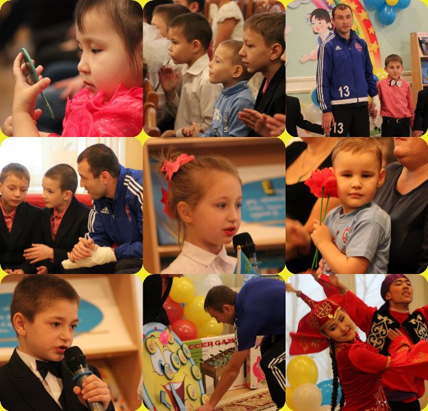 Футболисты «Акжайыка» посетили детскую деревню в Уральске