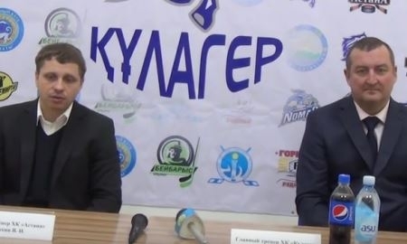 Видео послематчевой пресс-конференции игр чемпионата РК «Кулагер» — «Астана» 4:1, 3:0