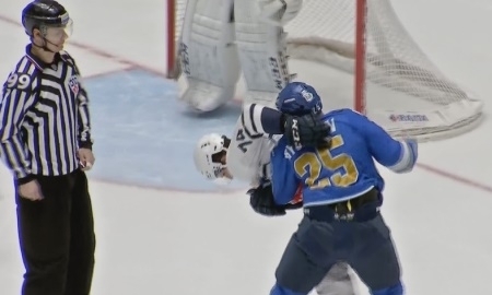 Видео драки Дамир Рыспаев VS. Натан Перкович